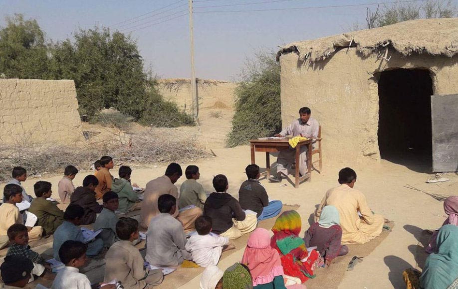 Orphaned children in Balochistan learning digital and classroom skills